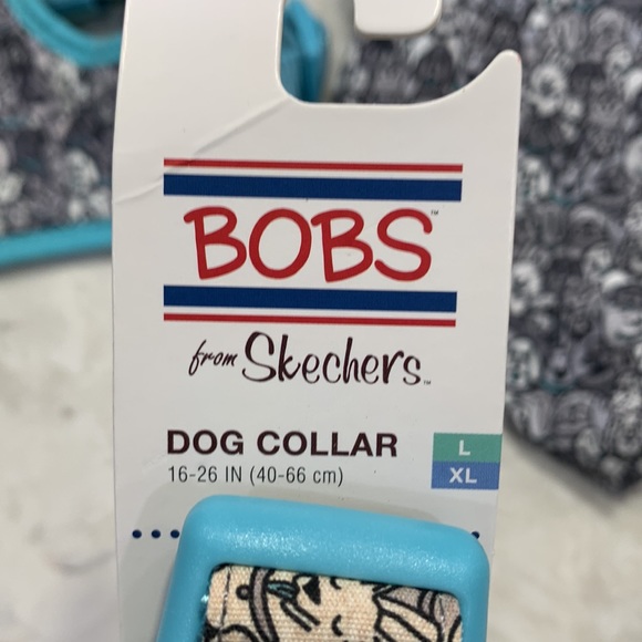 NWT Set Bobs Skechers Woof Party Harness Bandana Collar *BENEFITS ANIMALS* - Picture 7 of 11